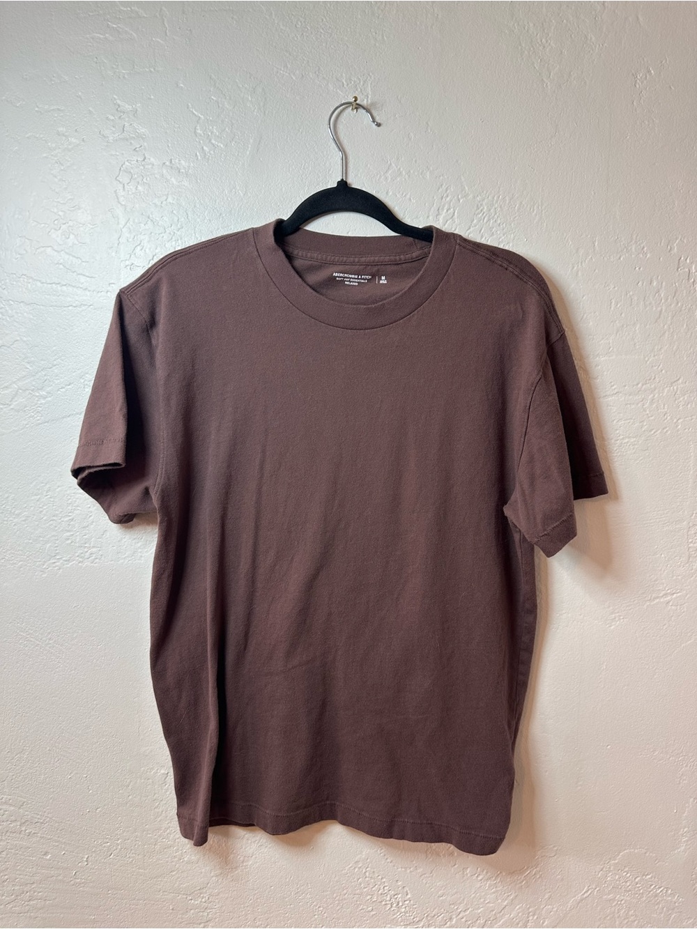 Abercrombie & Fitch Brown Crewneck Short Sleeve Tee